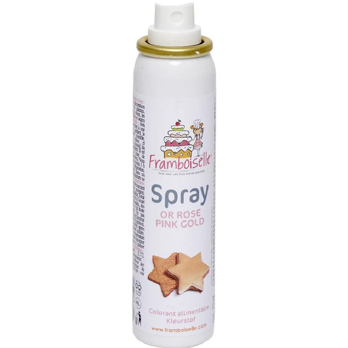 Préparation Culinaire<Gifi Colorant alimentaire spray rose doré 75 ml