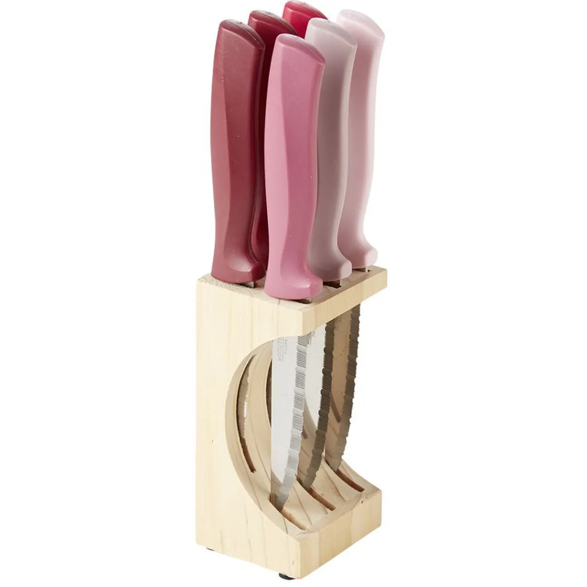 Préparation Culinaire<Gifi Coouteau à steak inox x6 et bloc en pin