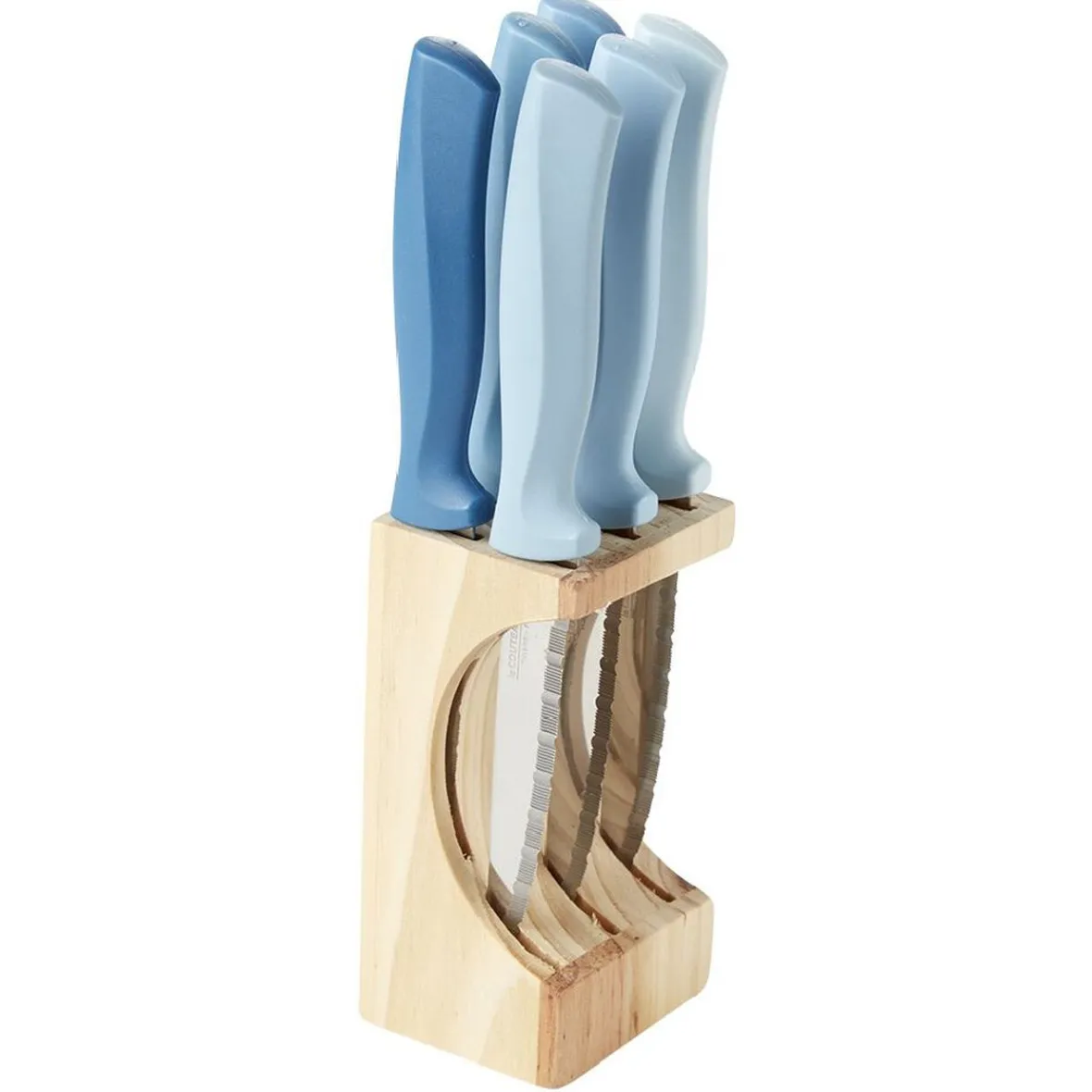 Préparation Culinaire<Gifi Coouteau à steak inox x6 et bloc en pin