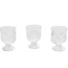 Gifi Coquetier Luminarc design poule transparent x3| Vaisselle Et Accessoires De Table