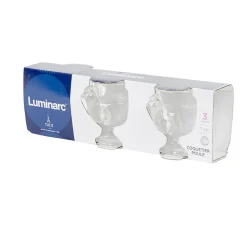 Gifi Coquetier Luminarc design poule transparent x3| Vaisselle Et Accessoires De Table