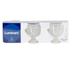 Gifi Coquetier Luminarc design poule transparent x3| Vaisselle Et Accessoires De Table