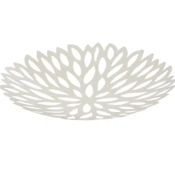 Rangement De Cuisine<Gifi Corbeille à fruits en fer blanc crème fleur