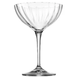 Gifi Coupe à champagne en verre Cristal 21 cl x4| Vaisselle Et Accessoires De Table