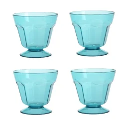 Gifi Coupe à glace plastique bleue x4| Vaisselle Et Accessoires De Table