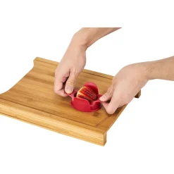Préparation Culinaire<Gifi Coupe fraise lames inox acrylique rouge