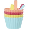 Gifi Coupelle à glace avec cuillère multicolore x4| Vaisselle Et Accessoires De Table