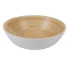 Vaisselle Et Accessoires De Table<Gifi Coupelle blanche en bambou forme ronde