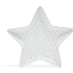 Gifi Coupelle blanche forme étoile à pois gris| Vaisselle Et Accessoires De Table