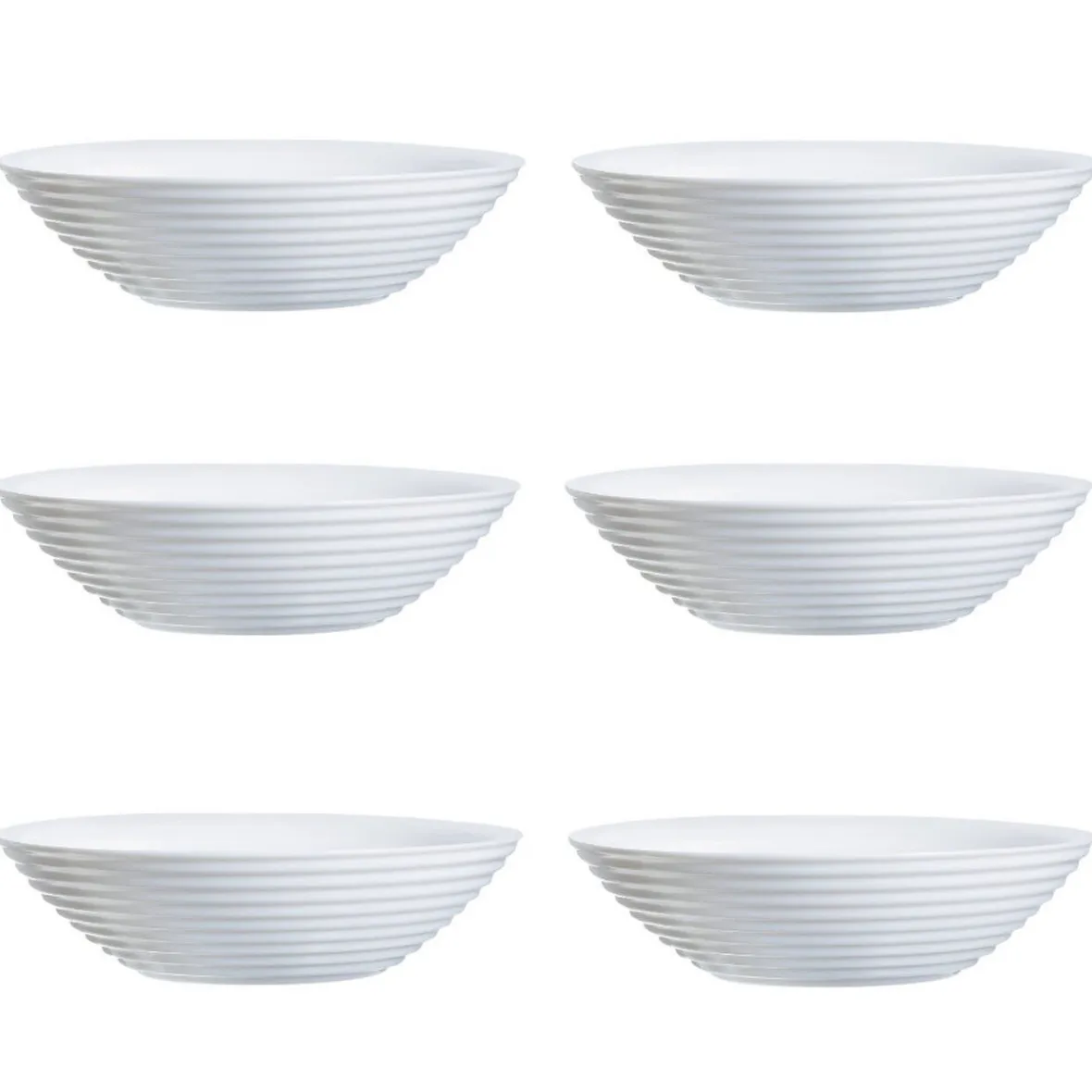 Vaisselle Et Accessoires De Table<Gifi Coupelle blanche Harena bord ligne en relief x6