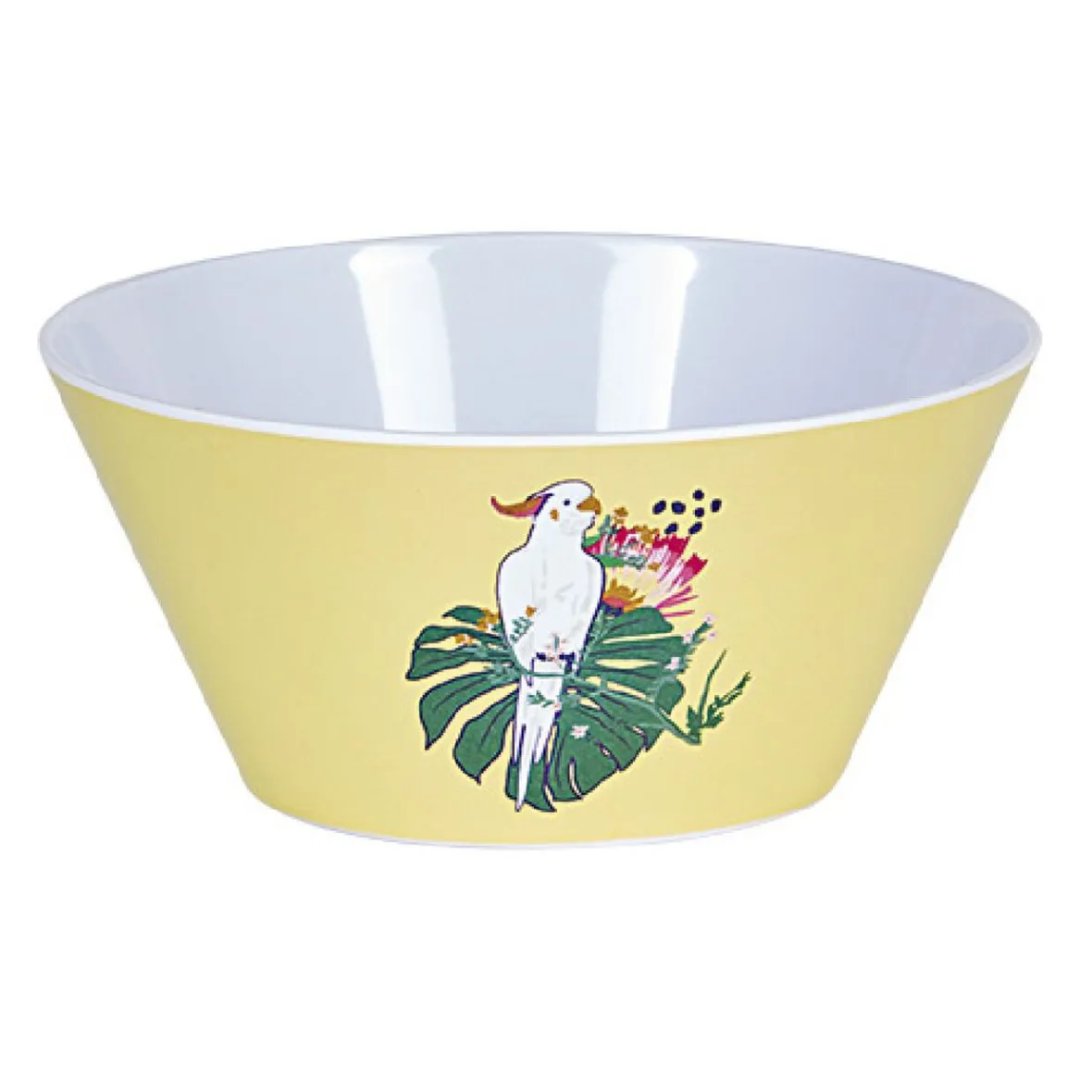Gifi Coupelle décor oiseau et feuille jaune ou verte| Vaisselle Et Accessoires De Table