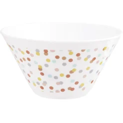 Gifi Coupelle en plastique décor pois multicolore| Vaisselle Et Accessoires De Table