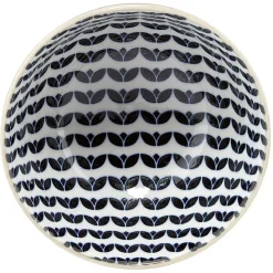 Gifi Coupelle en porcelaine décor blanc et bleu| Vaisselle Et Accessoires De Table