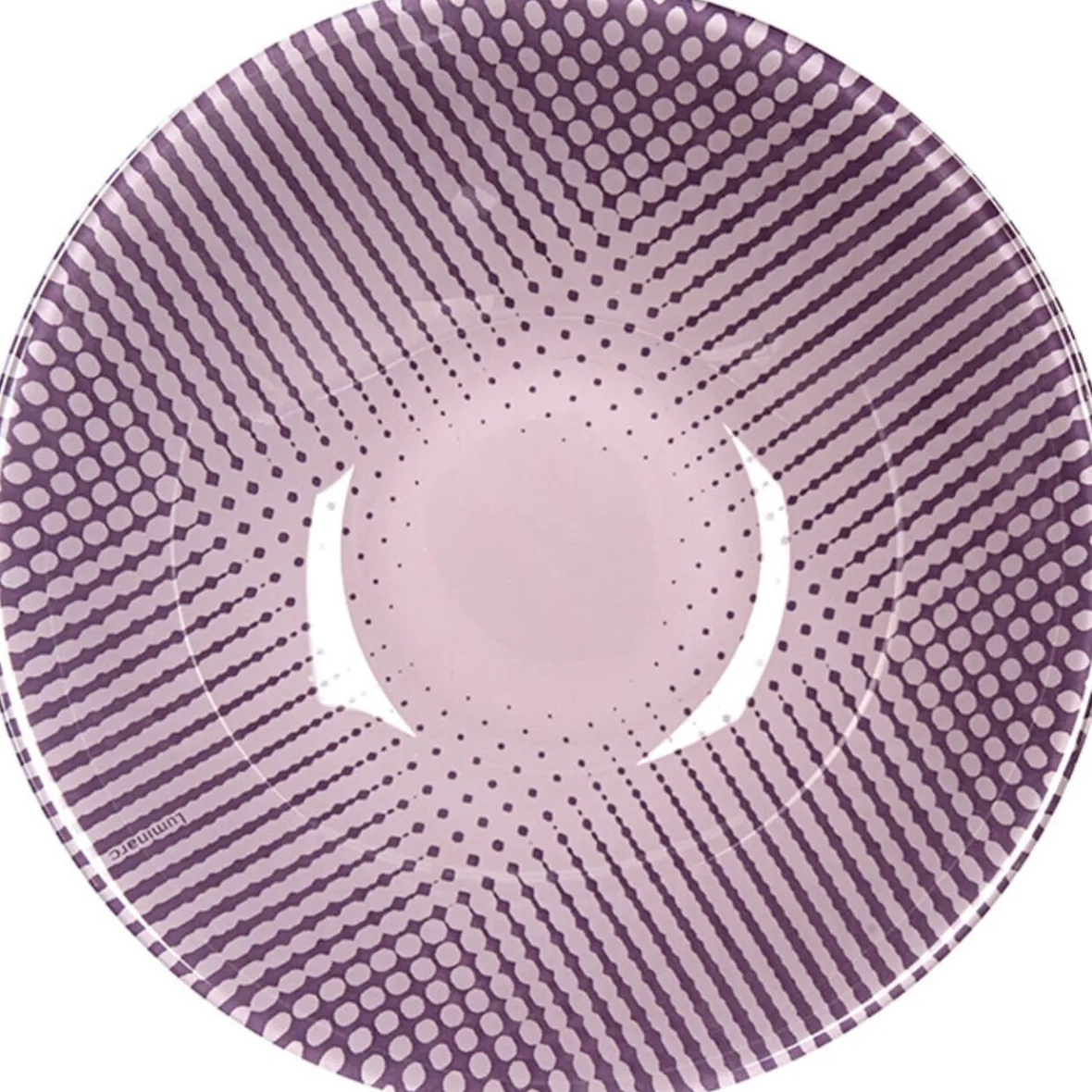 Gifi Coupelle Luminarc violet Funky Dots| Vaisselle Et Accessoires De Table