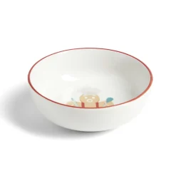 Gifi Coupelle Noël porcelaine Ø12cm - 2 modèles| Vaisselle Et Accessoires De Table