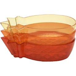 Gifi Coupelle plastique ananas x3| Vaisselle Et Accessoires De Table