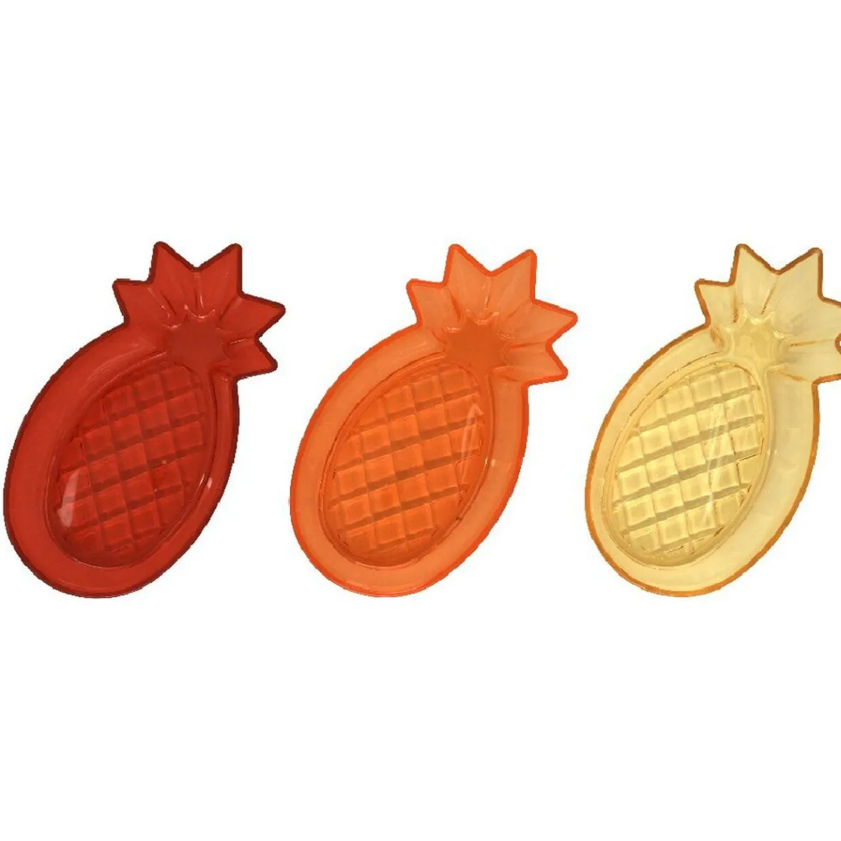 Gifi Coupelle plastique ananas x3| Vaisselle Et Accessoires De Table