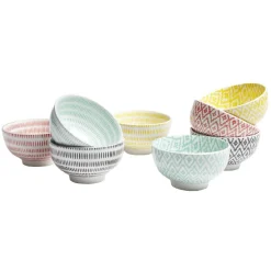 Gifi Coupelle porcelaine décor géométrique| Vaisselle Et Accessoires De Table