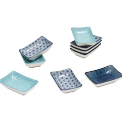 Gifi Coupelle rectangle décor cyclade x3| Vaisselle Et Accessoires De Table