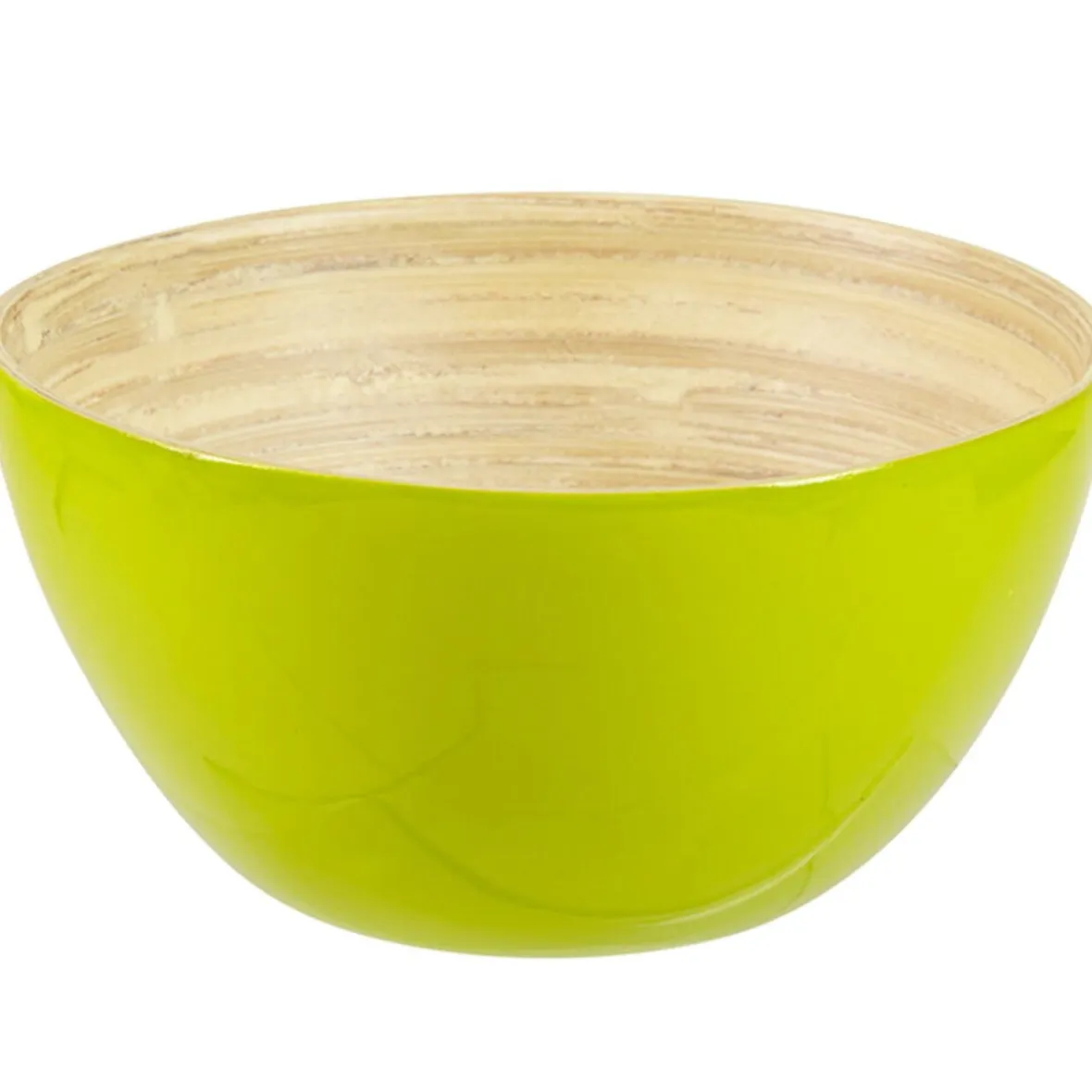 Gifi Coupelle ronde bambou verte| Vaisselle Et Accessoires De Table