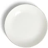 Gifi Coupelle ronde blanc et doré Ø20cm porcelaine| Vaisselle Et Accessoires De Table