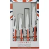 Préparation Culinaire<Gifi Couteau céramique manche London x 3 et éplucheur