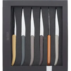 Gifi Couteau multicolore x6 laguiole| Vaisselle Et Accessoires De Table
