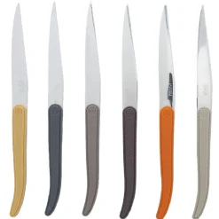 Gifi Couteau multicolore x6 laguiole| Vaisselle Et Accessoires De Table