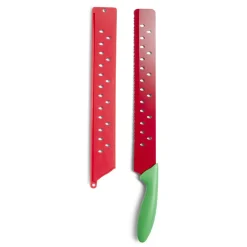 Préparation Culinaire<Gifi Couteau pour pastèque métal rouge et ABS vert L43,5x5x2,5cm