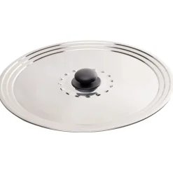 Cuisson<Gifi Couvercle inox ø28 - 32 cm