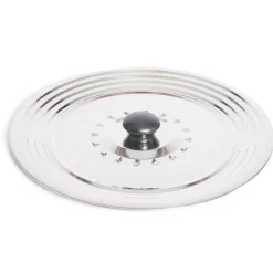 Cuisson<Gifi Couvercle inox Ø29,5cm