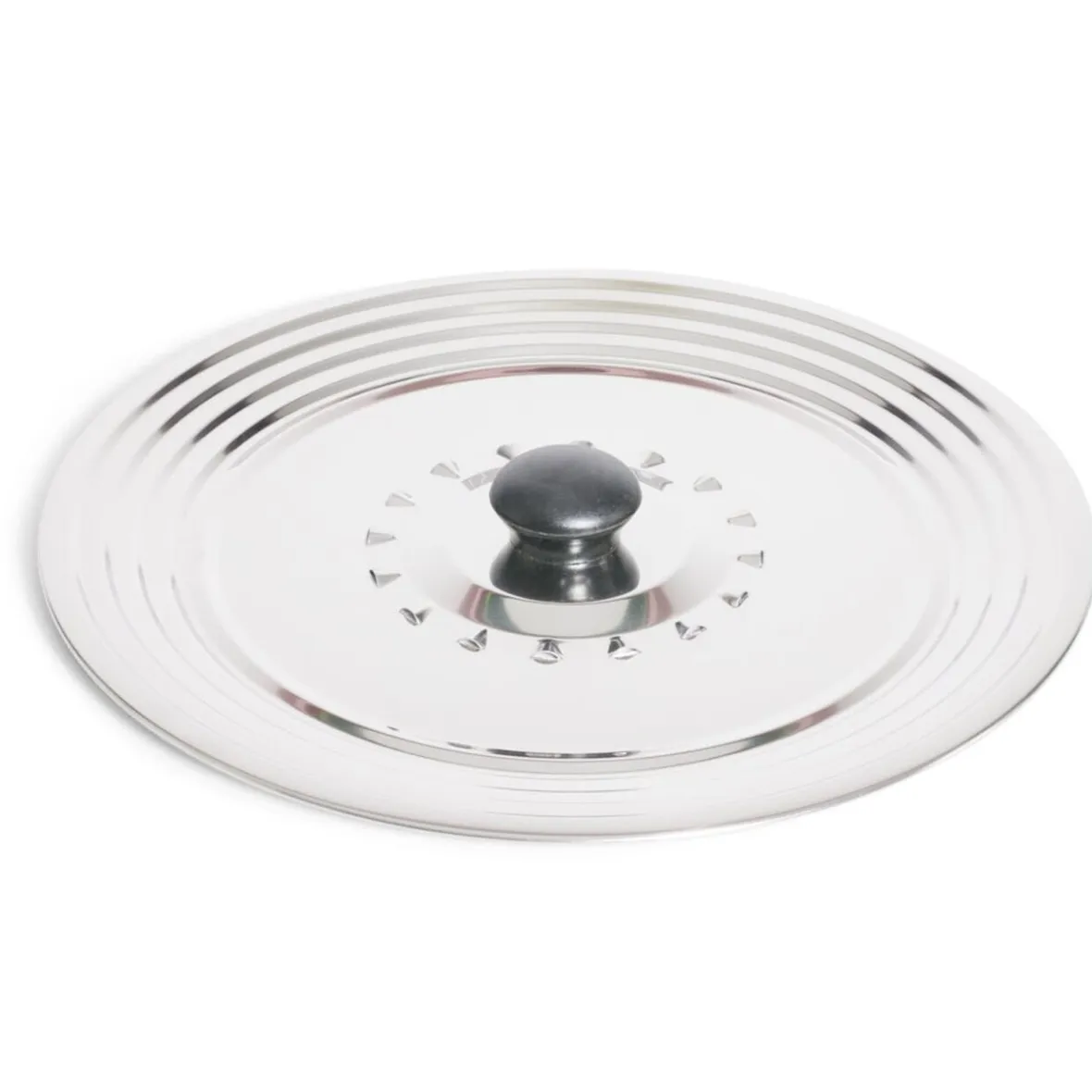 Cuisson<Gifi Couvercle inox Ø29,5cm