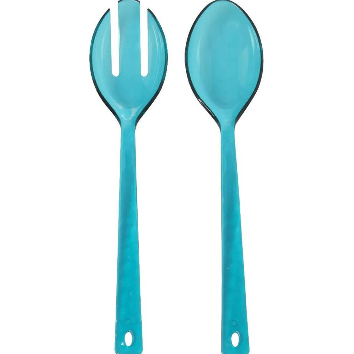 Préparation Culinaire<Gifi Couvert à salade bleu martelé x2
