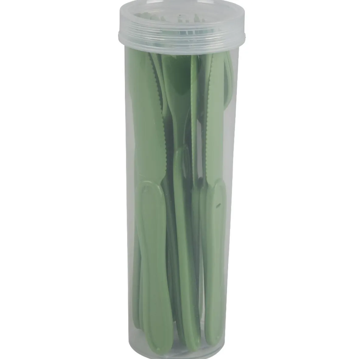 Gifi Couvert en plastique couleur unie x 12| Vaisselle Et Accessoires De Table