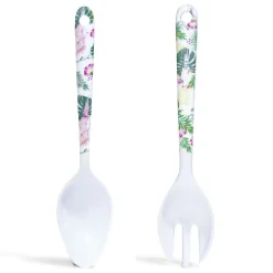 Préparation Culinaire<Gifi Couverts à salade oiseau tropical en plastique