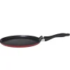 Cuisson<Gifi Crépière en aluminium forgé rouge ø 28 cm