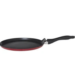 Cuisson<Gifi Crépière en aluminium forgé rouge ø 28 cm