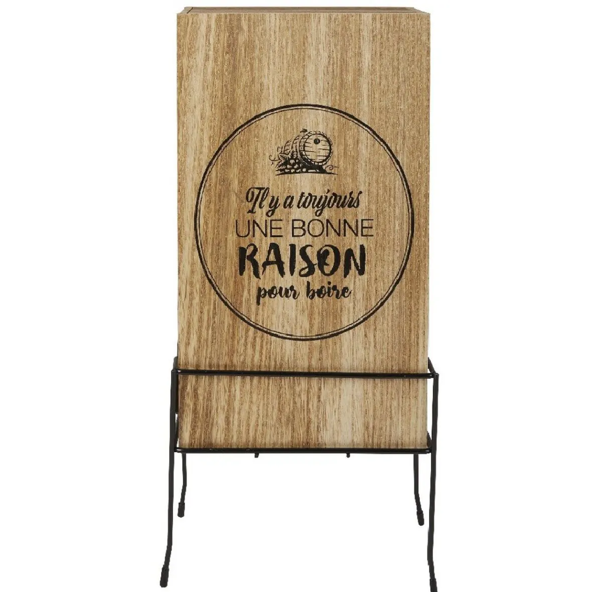 Gifi Cubis bois distributeur de vin| Vaisselle Et Accessoires De Table