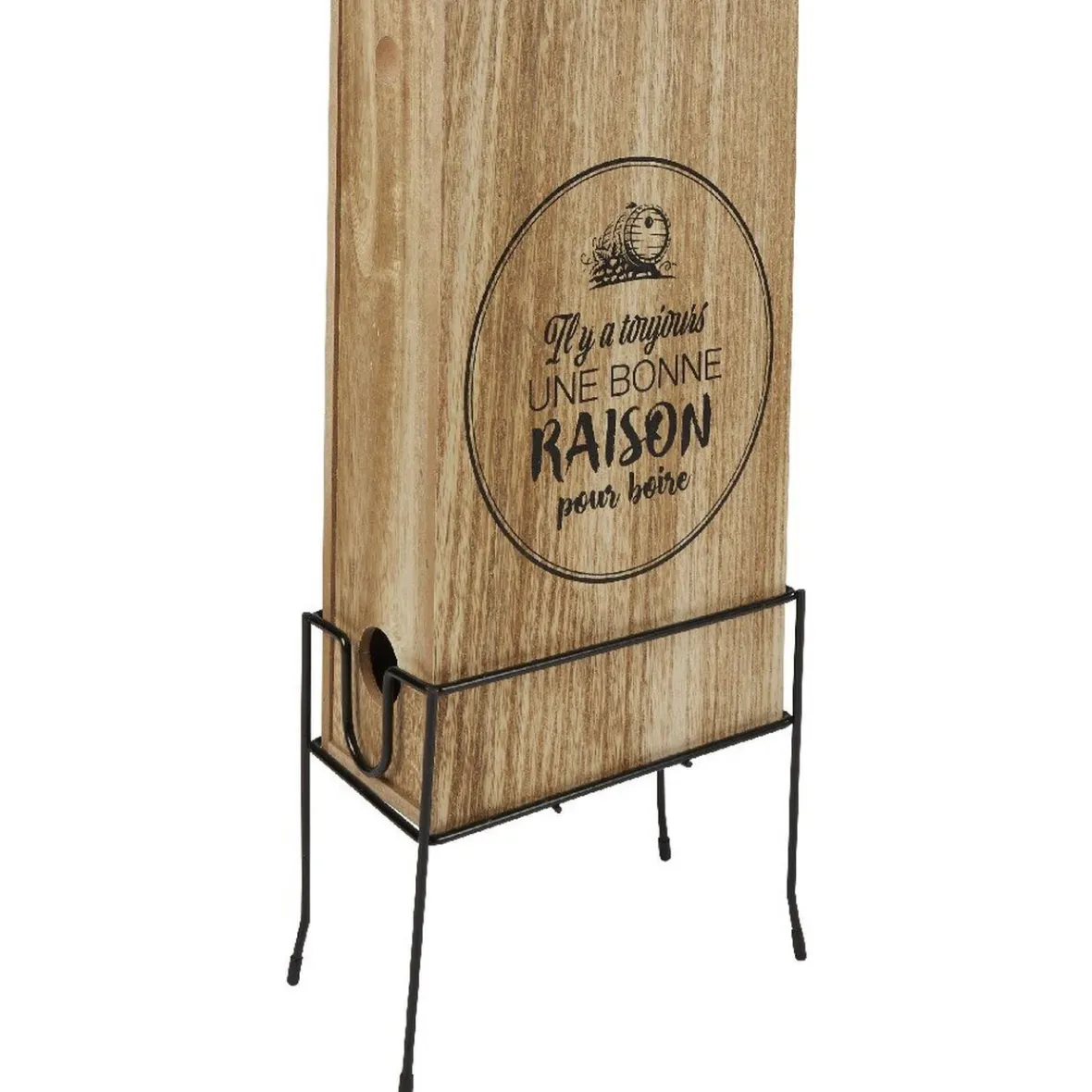 Gifi Cubis bois distributeur de vin| Vaisselle Et Accessoires De Table