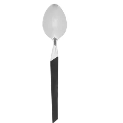 Gifi Cuillère à dessert Furtif manche noir| Vaisselle Et Accessoires De Table