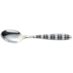 Gifi Cuillère à dessert Losange noir et blanc| Vaisselle Et Accessoires De Table