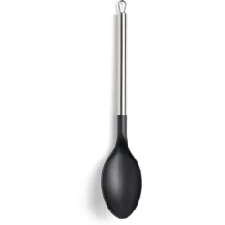 Préparation Culinaire<Gifi Cuillère à servir en plastique noir avec manche en inox L.34,3cm