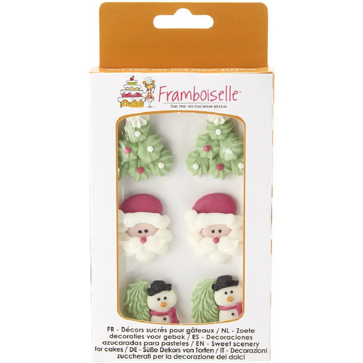 Préparation Culinaire<Gifi Décor sucré pour gâteau de Noël x6