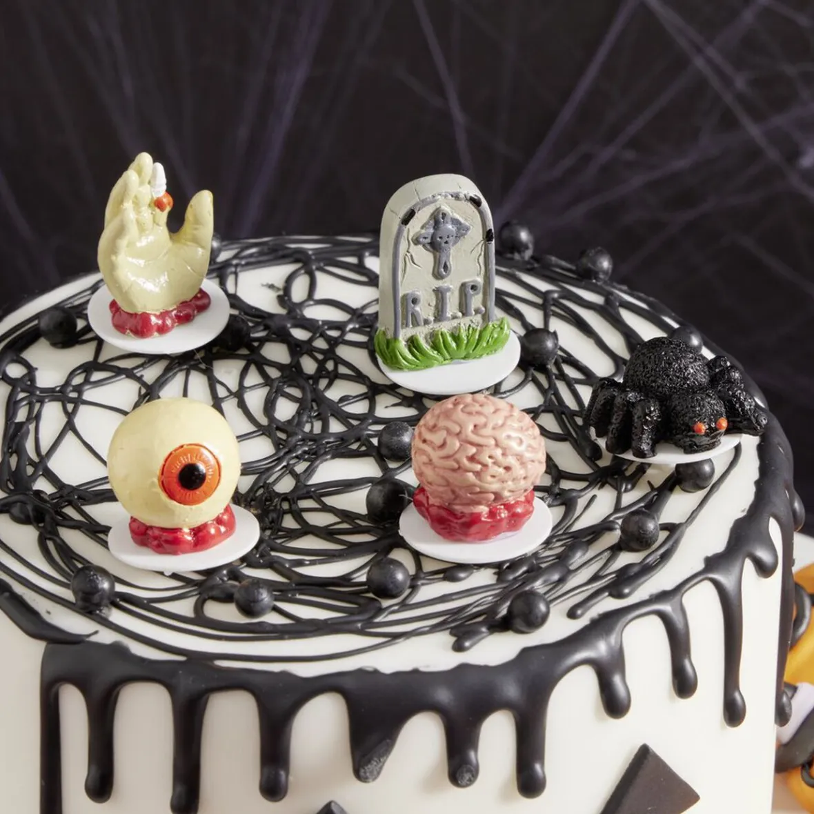 Préparation Culinaire<Gifi Décoration gâteau Halloween x5 en résine