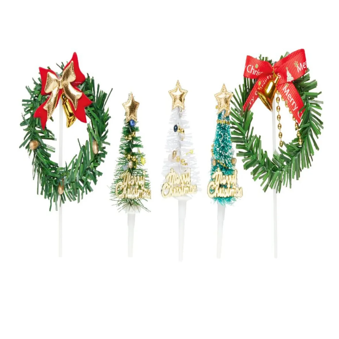 Cuisson<Gifi Décoration pour bûche de Noël x5
