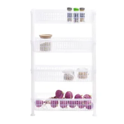 Rangement De Cuisine<Gifi Desserte 4 niveaux plastique transparent 50x19,5xH82cm