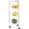 Rangement De Cuisine<Gifi Desserte 3 étages argenté