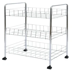 Rangement De Cuisine<Gifi Desserte en métal 3 niveaux - 35,5xH66,5x26cm
