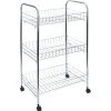 Rangement De Cuisine<Gifi Desserte en métal gris 3 niveaux - L.41xl.26,5xH.61,5cm