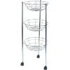 Rangement De Cuisine<Gifi Desserte ovale 3 paniers inox H.70,5cm